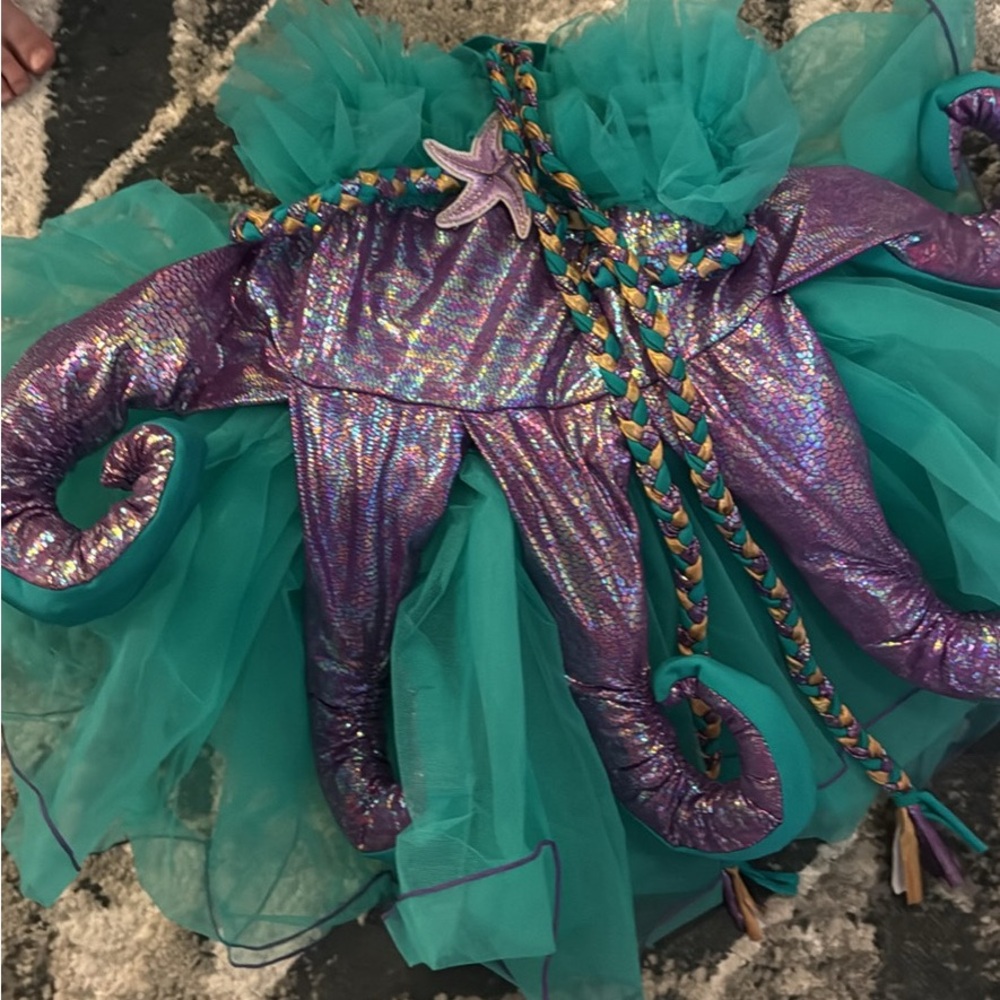 Wish Teal and Purple Kids Octopus Costume